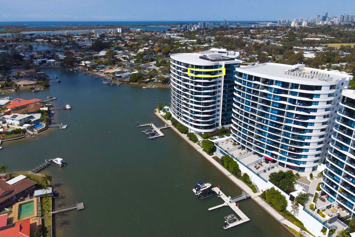 Main view of Homely apartment listing, 11201/5 Harbour Side Court, Biggera Waters QLD 4216