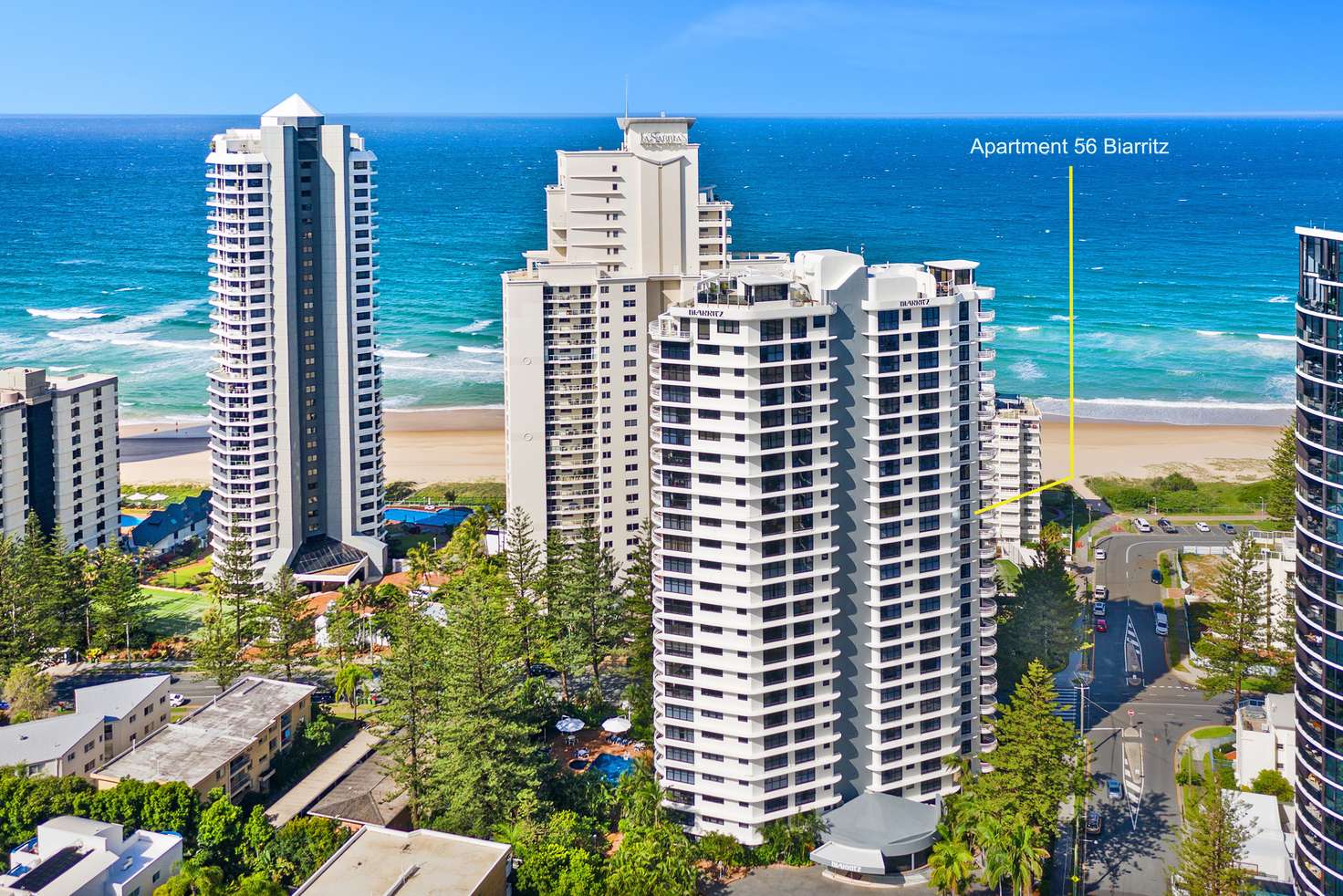 Main view of Homely apartment listing, 56 Biarritz 85 Old Burleigh Road, Surfers Paradise QLD 4217