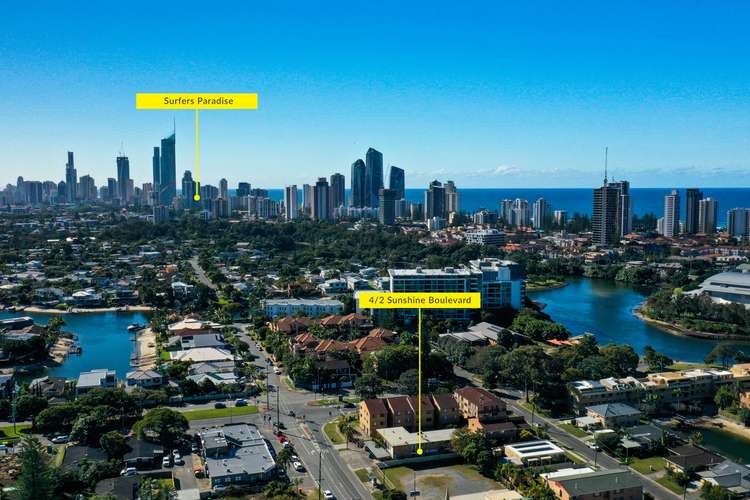 Main view of Homely unit listing, 4/2 Sunshine Boulevard, Broadbeach Waters QLD 4218