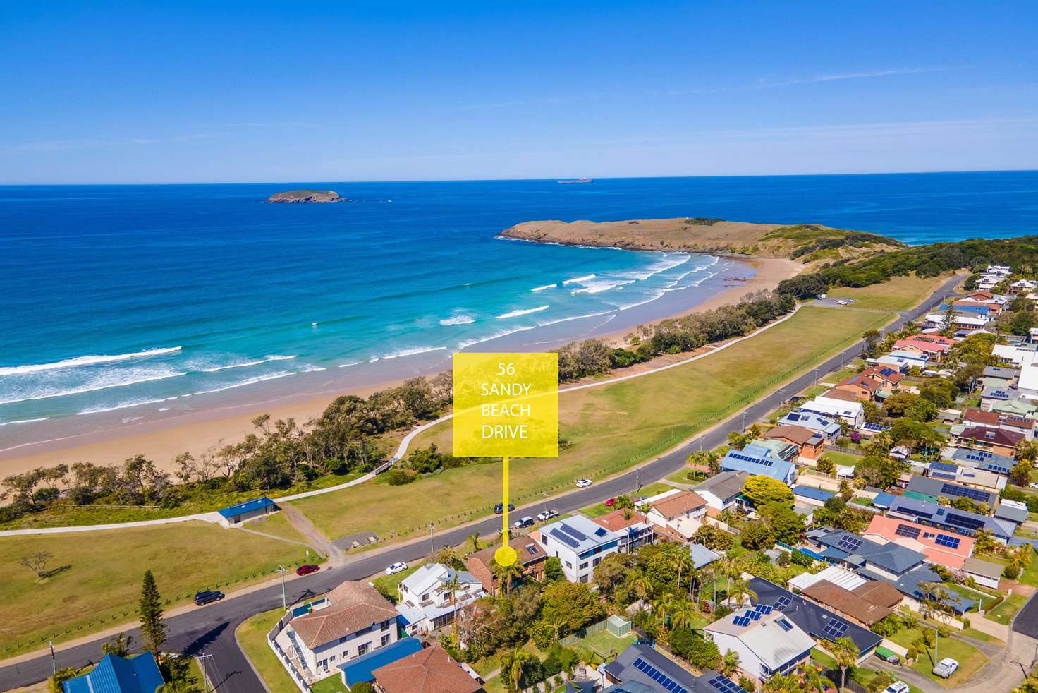 Main view of Homely house listing, 56 Sandys Beach Drive, Sandy Beach NSW 2456