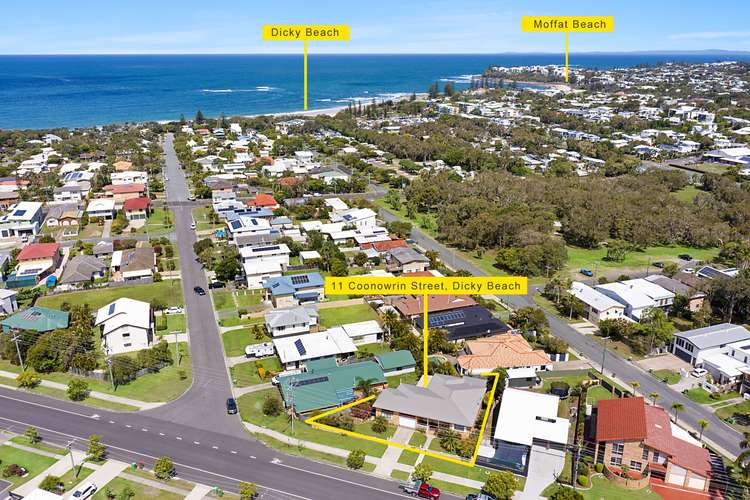 Main view of Homely house listing, 11 Coonowrin Street, Dicky Beach QLD 4551