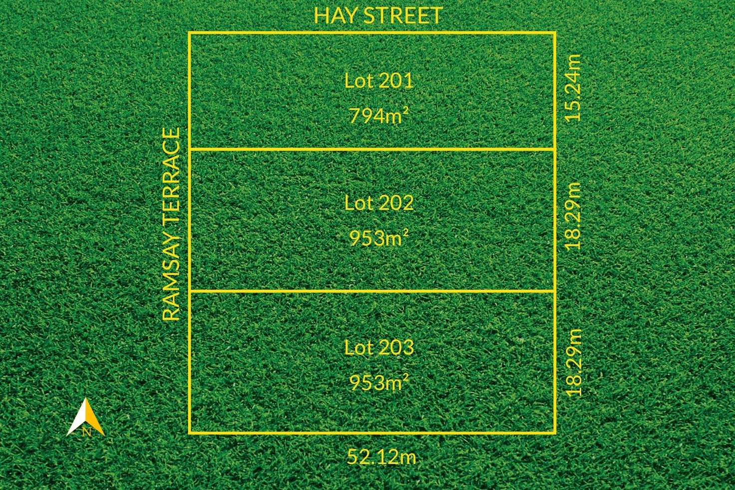 Main view of Homely residentialLand listing, Lots 201-203 Ramsay Terrace, Bordertown SA 5268