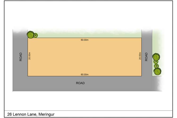 Main view of Homely residentialLand listing, 26 Lennon Lane, Meringur VIC 3496