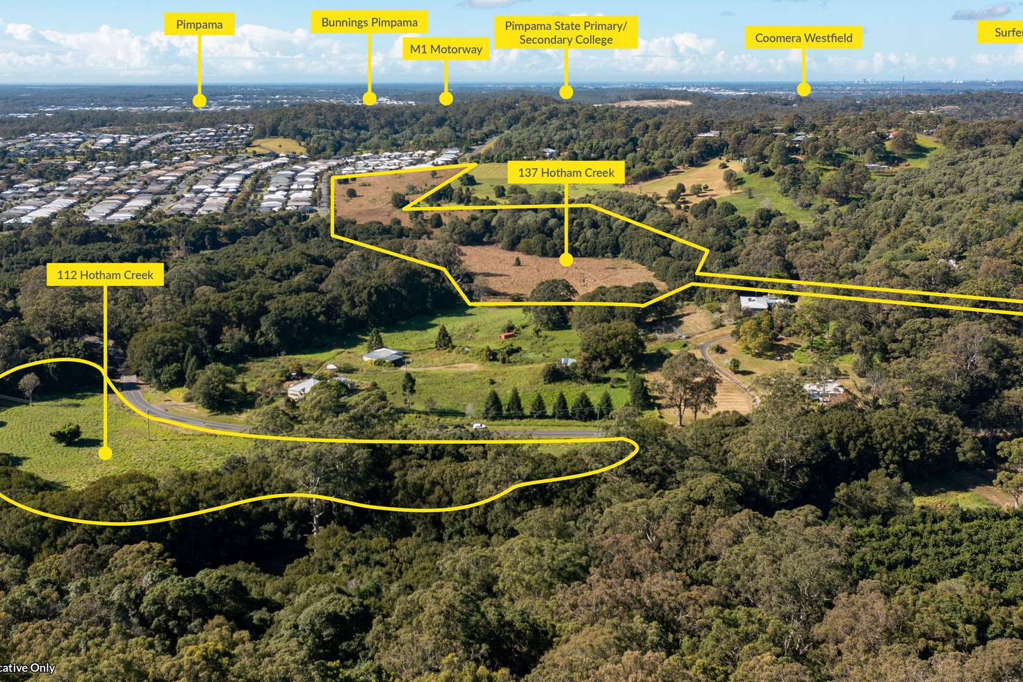 Main view of Homely acreageSemiRural listing, 112 and 137 Hotham Creek, Willow Vale QLD 4209