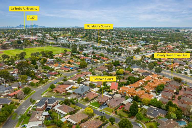 Second view of Homely house listing, 3 Arnold Court, Bundoora VIC 3083
