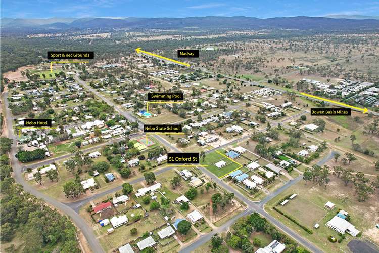 Main view of Homely residentialLand listing, 51 Oxford Street, Nebo QLD 4742
