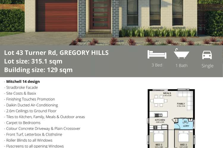 Mitchell - 14/Lot 43 Turner Road, Gregory Hills NSW 2557