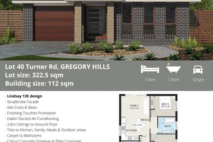 Lindsay - 13E/Lot 40 Turner Road, Gregory Hills NSW 2557