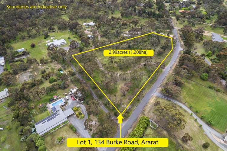Main view of Homely residentialLand listing, Lot 1, 134 Burke Road, Ararat VIC 3377