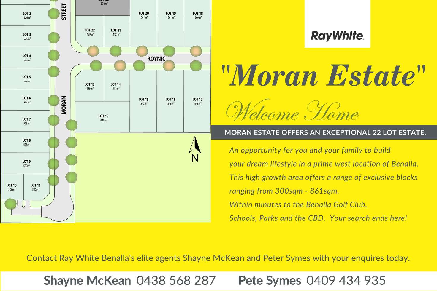 Main view of Homely residentialLand listing, Lot 8 25 Moran Street, Benalla VIC 3672