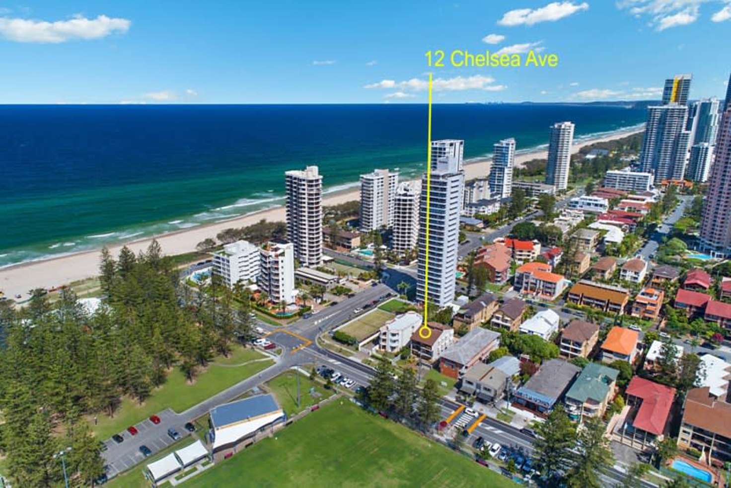 Main view of Homely unit listing, 1 'Parkdale Apartments' 12 Chelsea Avenue, Broadbeach QLD 4218