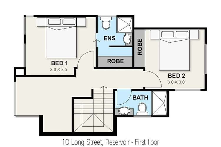 Fifth view of Homely townhouse listing, 8 Long Street, Reservoir VIC 3073