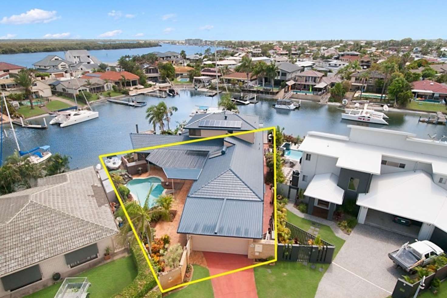 Main view of Homely house listing, 3 Wills Court, Paradise Point QLD 4216