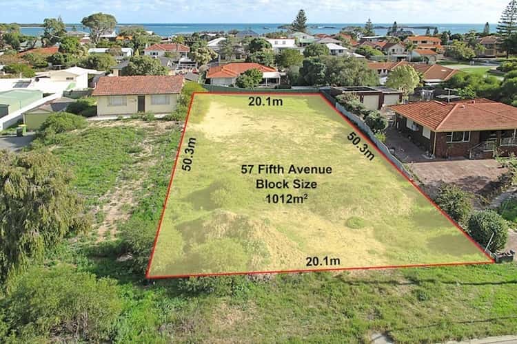 Main view of Homely residentialLand listing, 57 Fifth Avenue, Shoalwater WA 6169