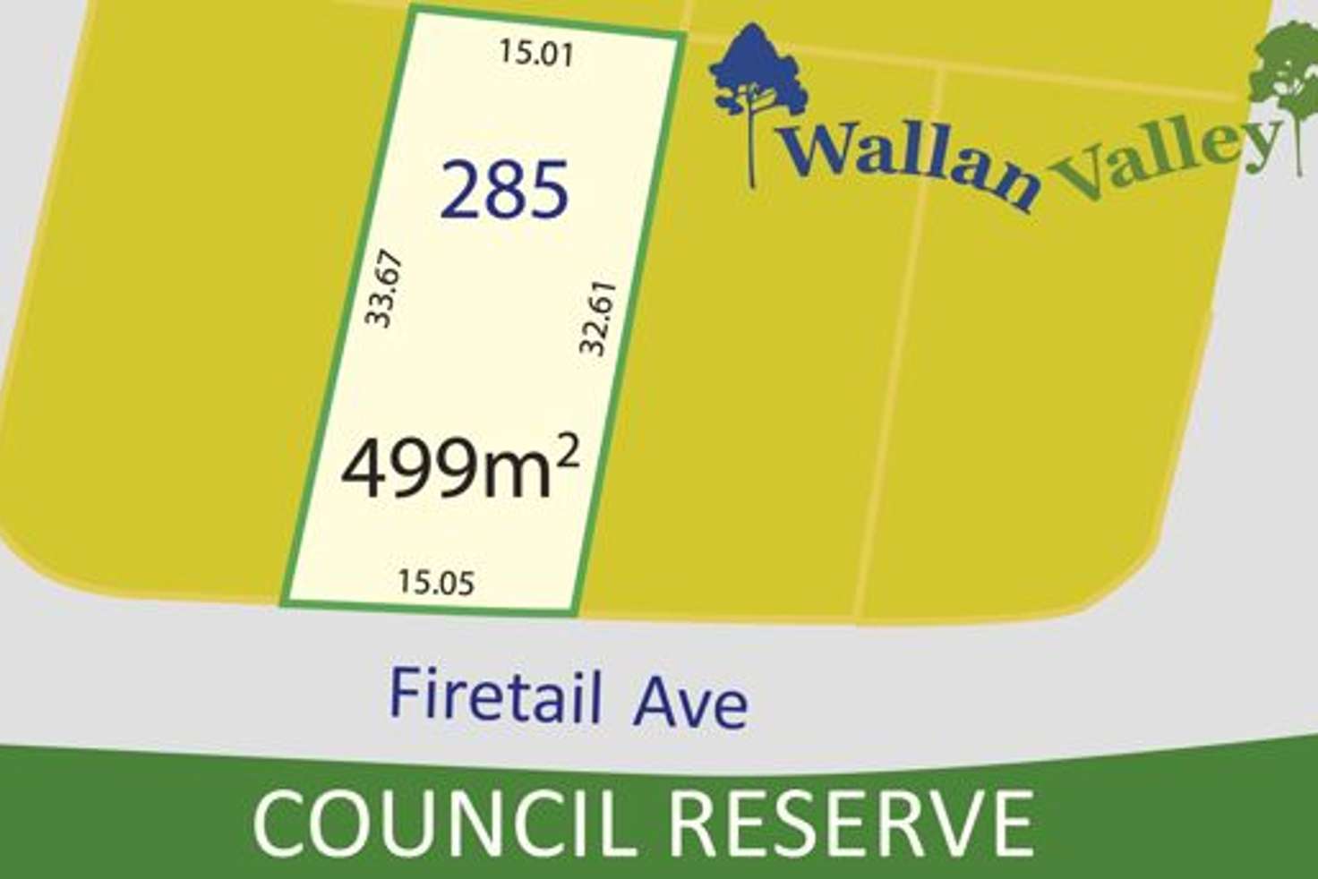 Main view of Homely residentialLand listing, lot 285 Firetail Ave, Wallan VIC 3756