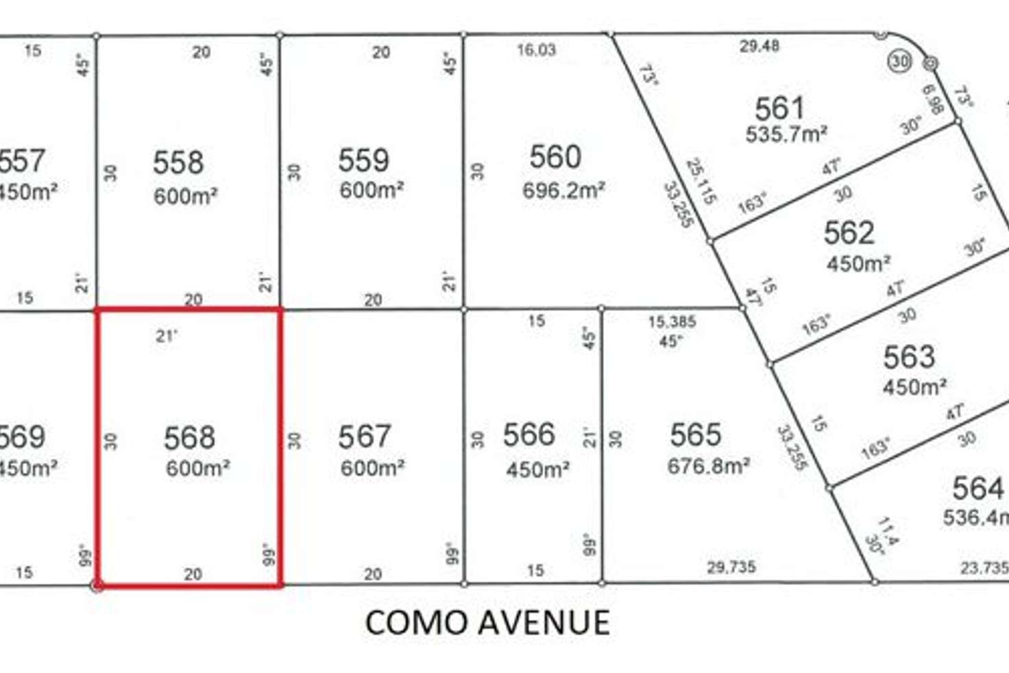 Main view of Homely residentialLand listing, Lot 568 Como Ave, Emerald Beach NSW 2456