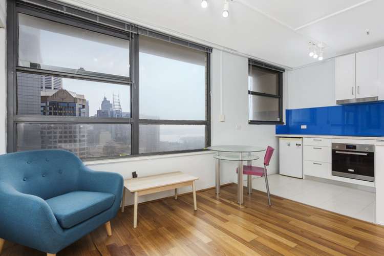Second view of Homely studio listing, 332/27 Park Street, Sydney NSW 2000