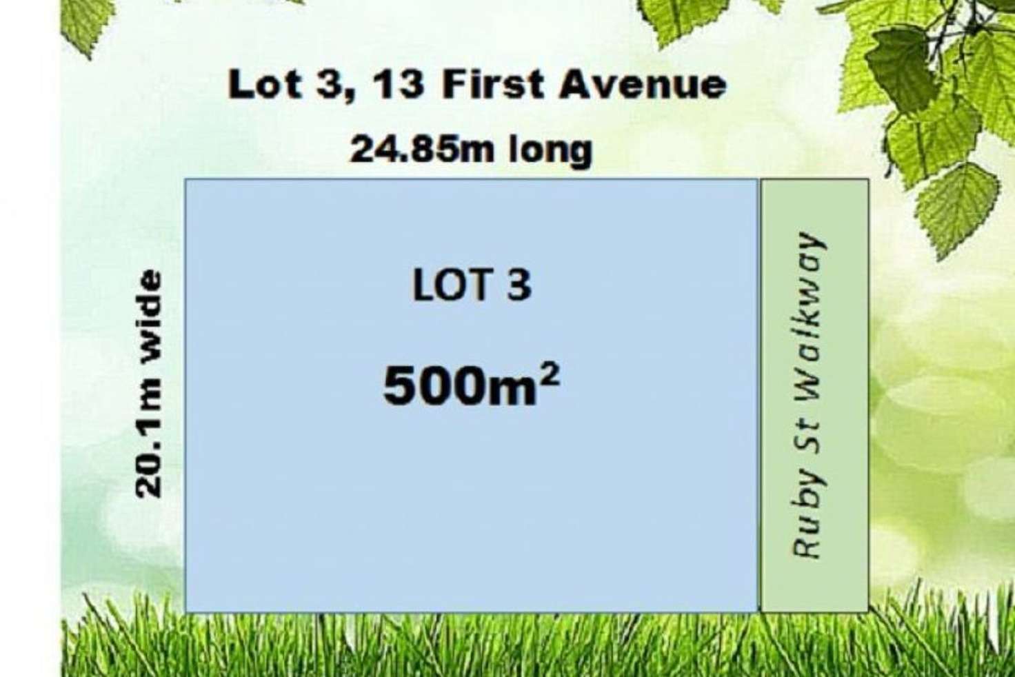 Main view of Homely residentialLand listing, 13 First Avenue - LOT 3, Marsden QLD 4132