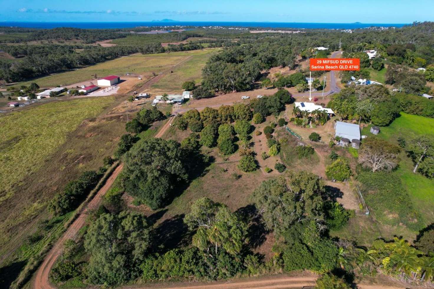 Main view of Homely acreageSemiRural listing, 29 Mifsud Drive, Sarina Beach QLD 4737