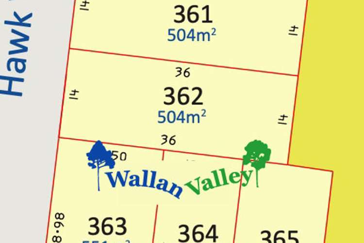 Main view of Homely residentialLand listing, lot 362 Hawk way, Wallan VIC 3756