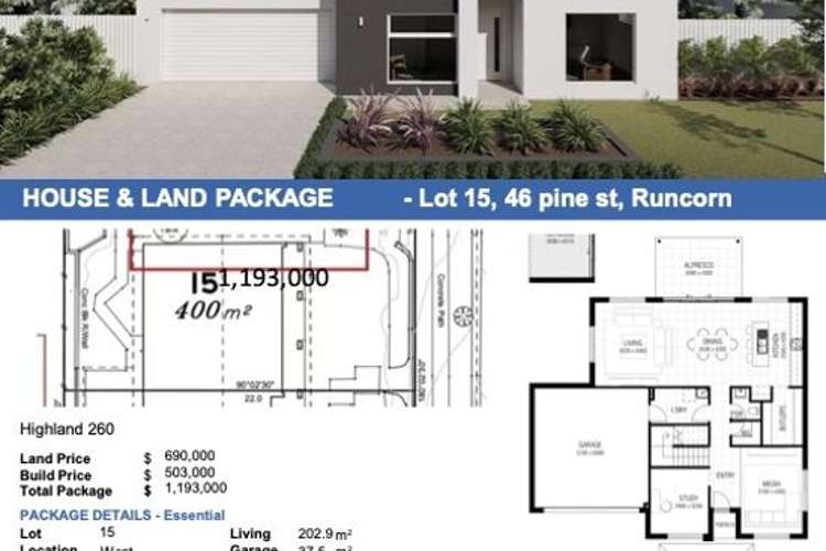Second view of Homely house listing, LOT 15 PINE STREET, Runcorn QLD 4113