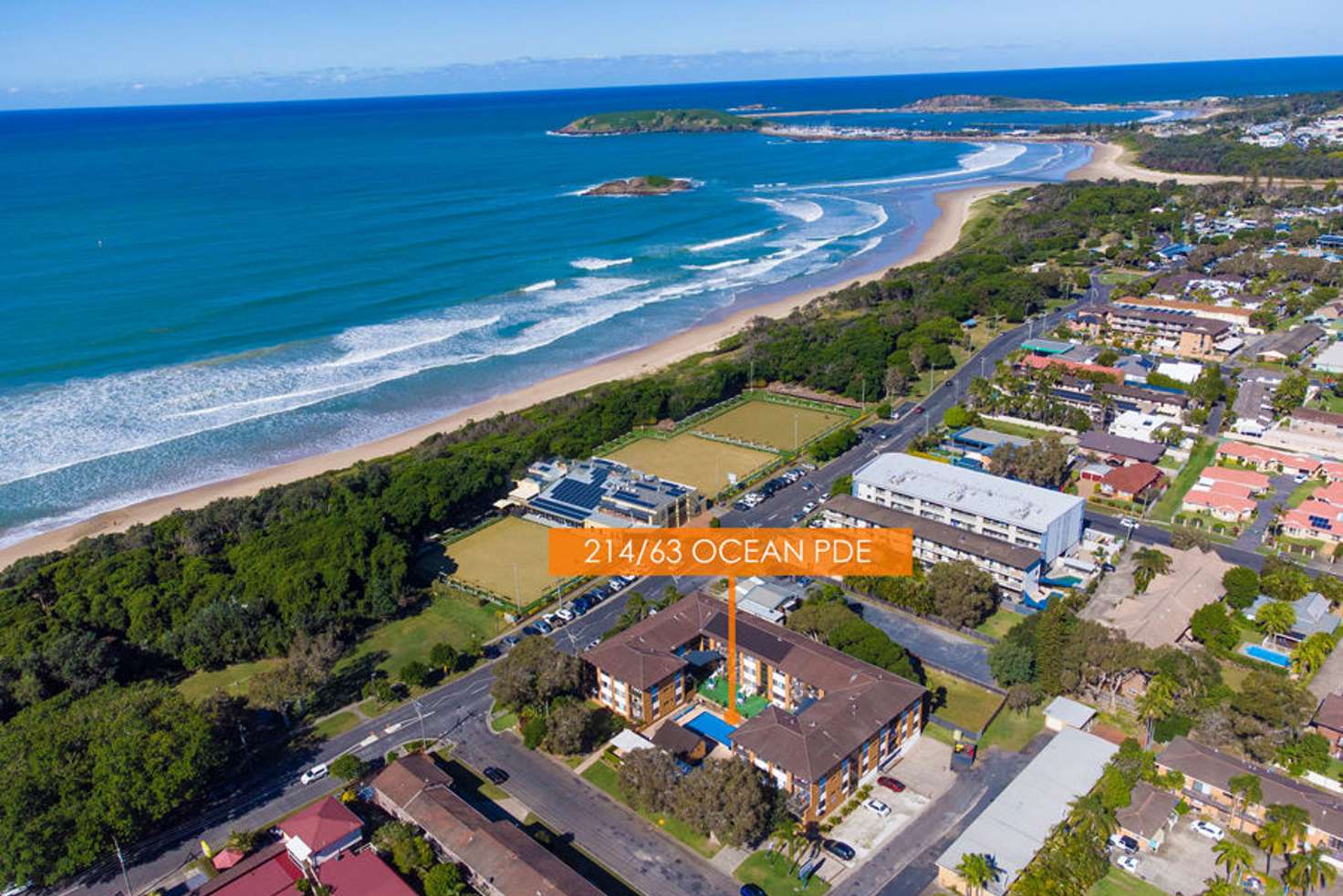 Main view of Homely apartment listing, 214/63 Ocean Parade, Coffs Harbour NSW 2450