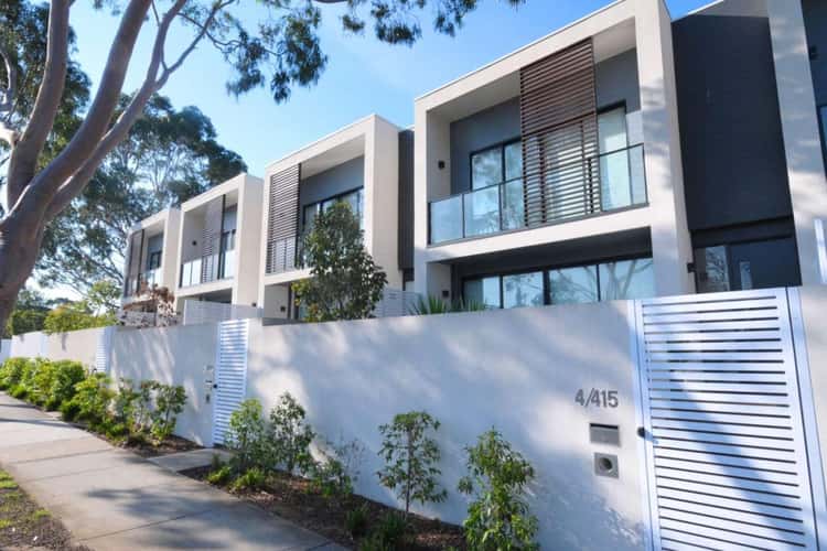 Main view of Homely house listing, 4/415 Warrigal Road, Burwood VIC 3125