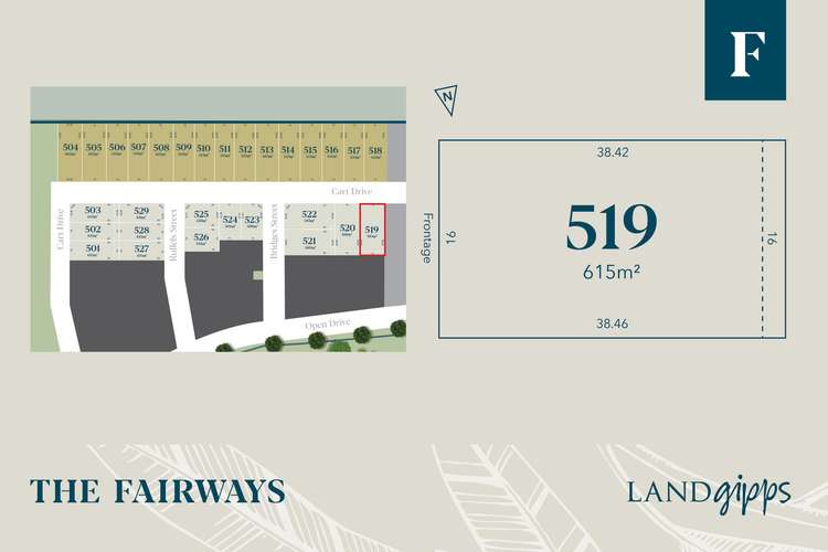 Main view of Homely residentialLand listing, LOT 519 The Fairways - Urban Living, Drouin VIC 3818