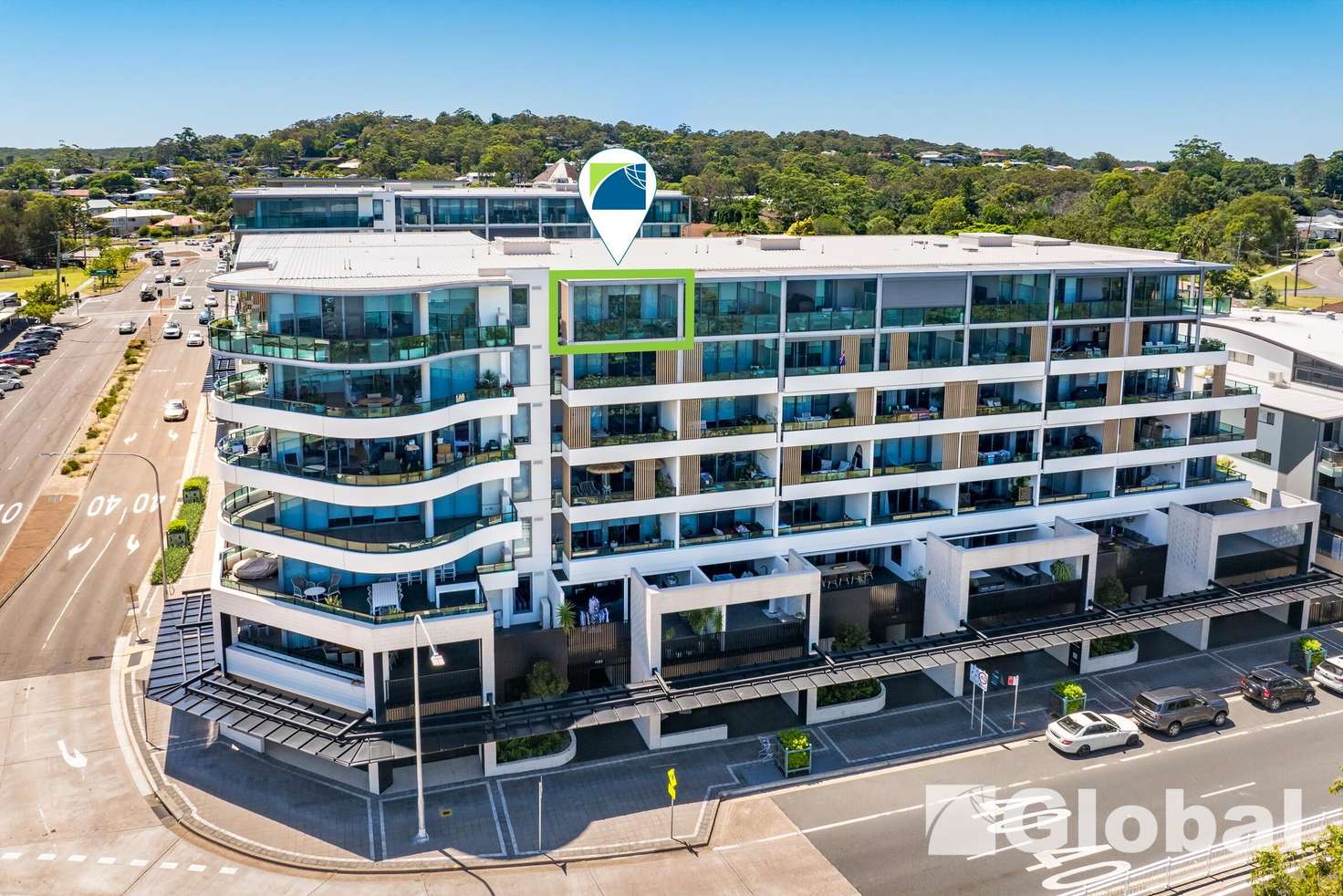 Main view of Homely apartment listing, 606/482 The Esplanade, Warners Bay NSW 2282