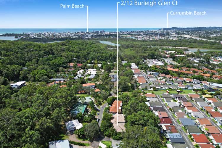 Main view of Homely semiDetached listing, 2/12 Burleigh Glen Court, Burleigh Heads QLD 4220