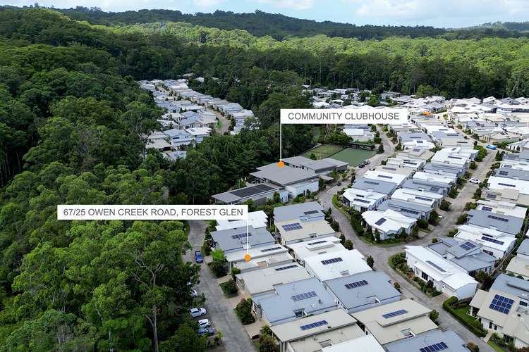 Main view of Homely retirement listing, 67/25 Owen Creek Road, Forest Glen QLD 4556
