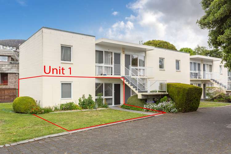 Main view of Homely unit listing, 1/5 Beach Road, Sandy Bay TAS 7005