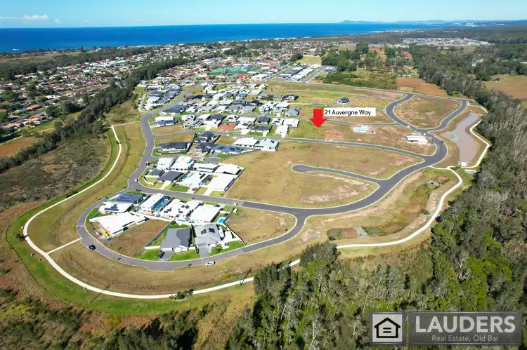 Main view of Homely land listing, 21 Auvergne Way (Lot 168) Riverside Estate, Old Bar NSW 2430