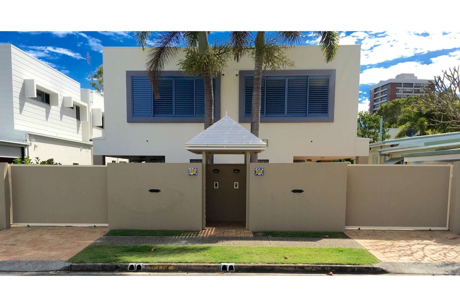 Main view of Homely villa listing, 27 Mountbatten Avenue, Main Beach QLD 4217
