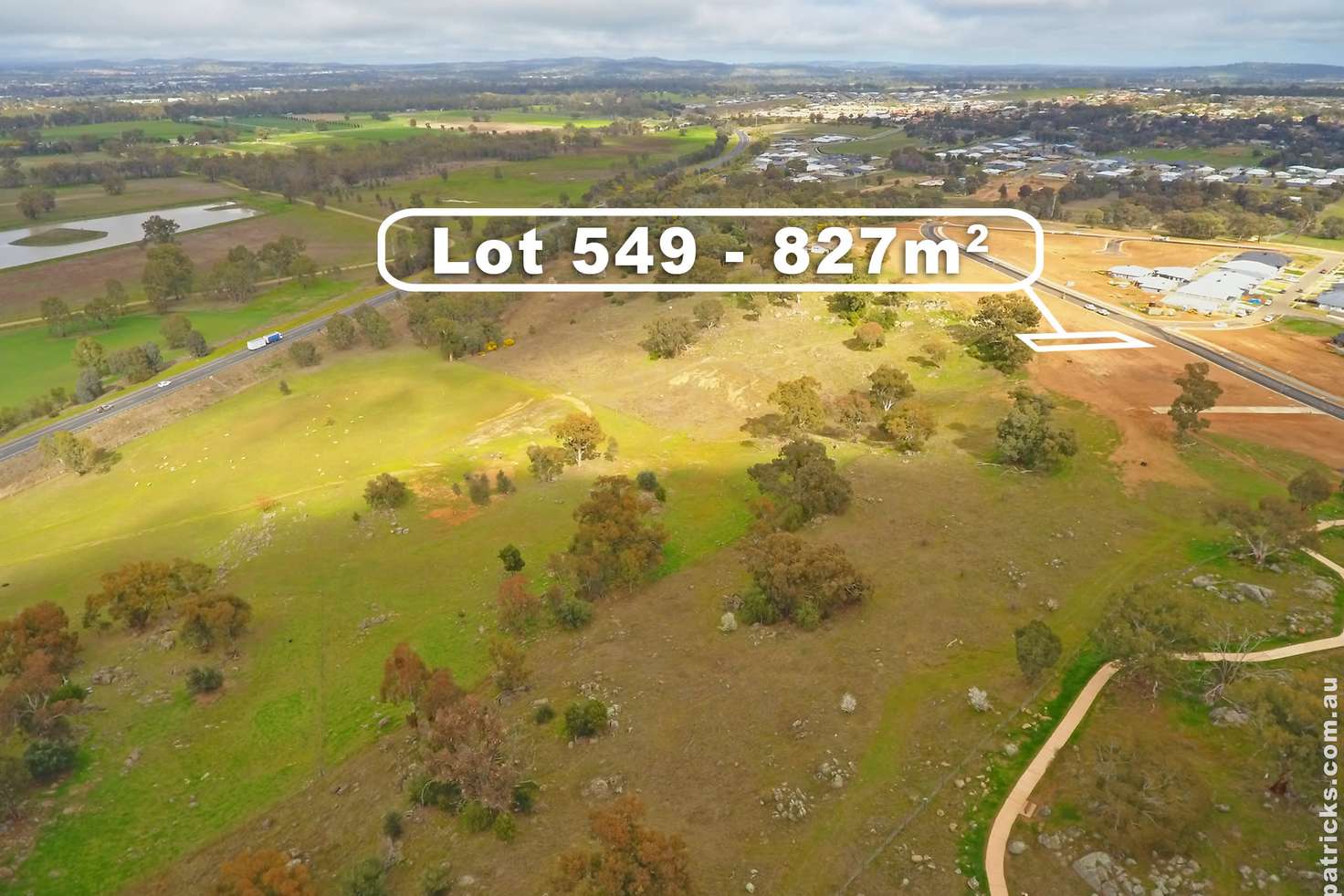 Main view of Homely residentialLand listing, LOT 549 Bradman Drive, Boorooma NSW 2650