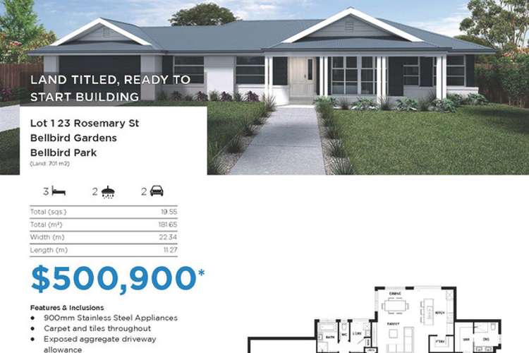 Main view of Homely residentialLand listing, LOT 1 McGreevy Place, Bellbird Park QLD 4300