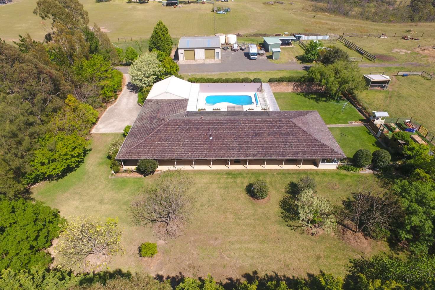 Main view of Homely acreageSemiRural listing, 45 Comber Ridge Road, The Oaks NSW 2570
