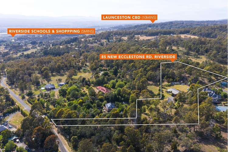 Third view of Homely acreageSemiRural listing, 85 New Ecclestone Road, Riverside TAS 7250