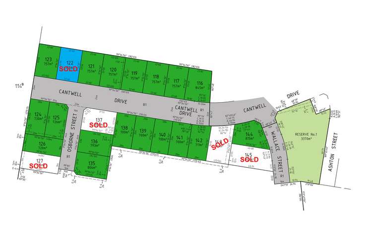 Main view of Homely residentialLand listing, LOT 122 Cantwell Drive, Sale VIC 3850