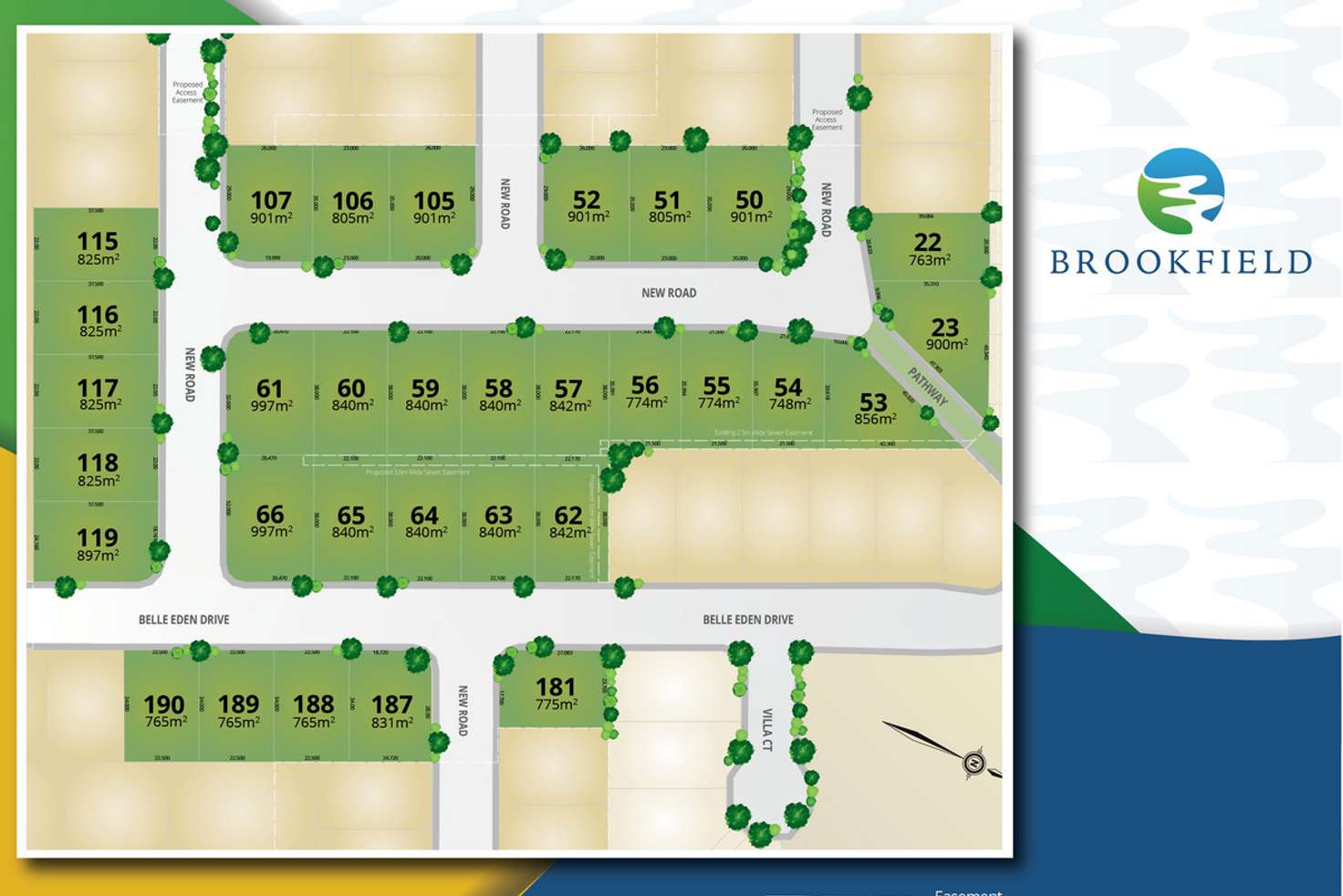 Main view of Homely residentialLand listing, LOT 190 Brookfield Estate, Ashfield QLD 4670