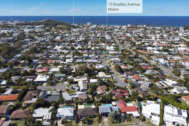 Main view of Homely house listing, 15 Bradley Avenue, Miami QLD 4220
