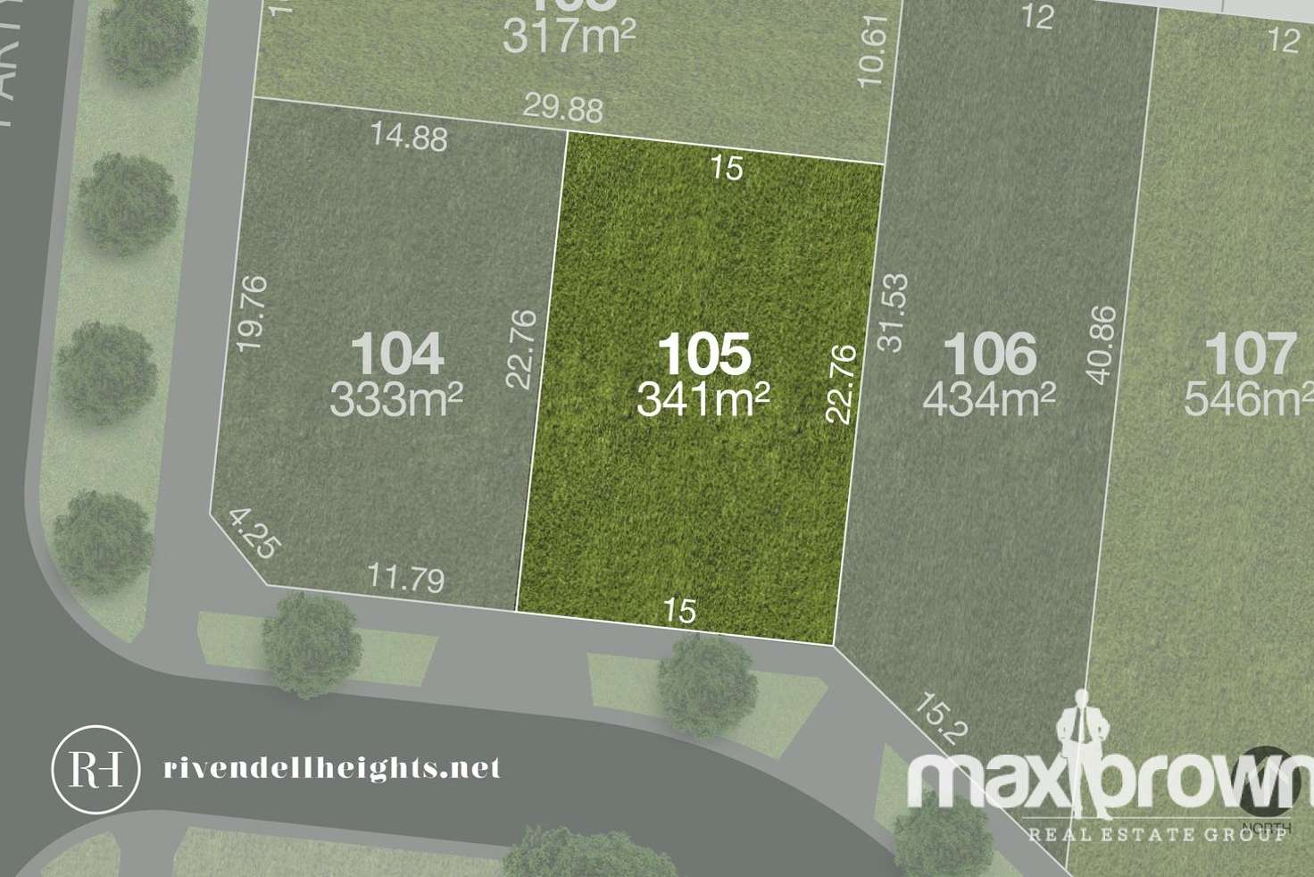 Main view of Homely residentialLand listing, LOT 105, 125 Regent Street, Mernda VIC 3754