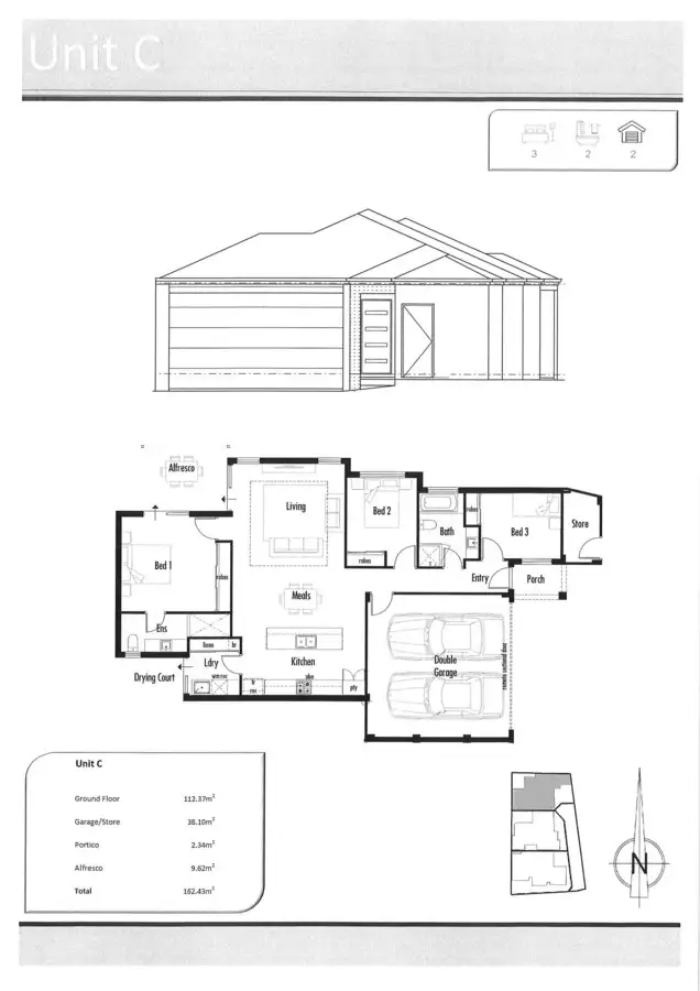 Fourth view of Homely unit listing, 3 A Windsor Place, Kallaroo WA 6025