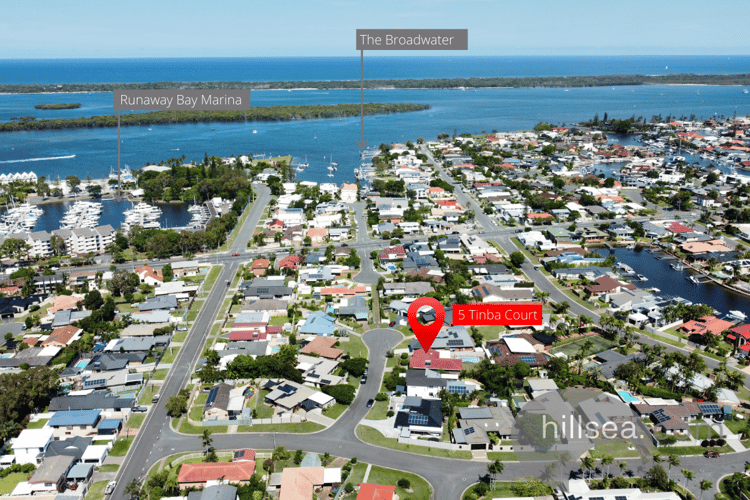 Main view of Homely house listing, 5 Tinba Court, Runaway Bay QLD 4216