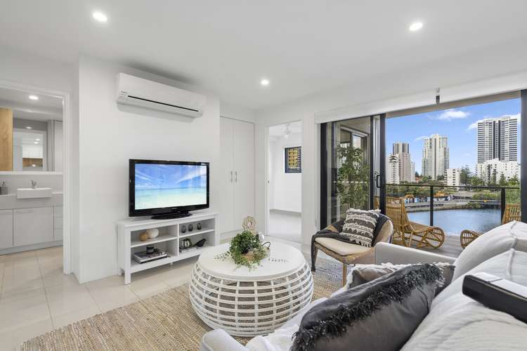 Second view of Homely apartment listing, 604/9 Hooker Boulevard, Broadbeach Waters QLD 4218