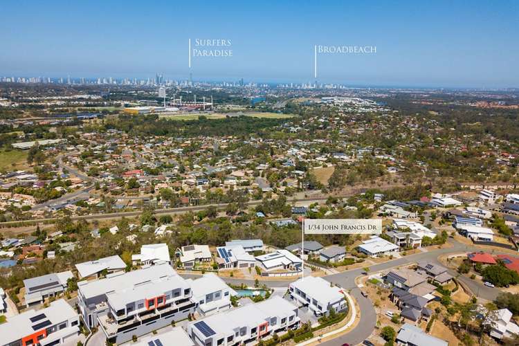 Main view of Homely townhouse listing, 1/34 John Francis Drive, Carrara QLD 4211