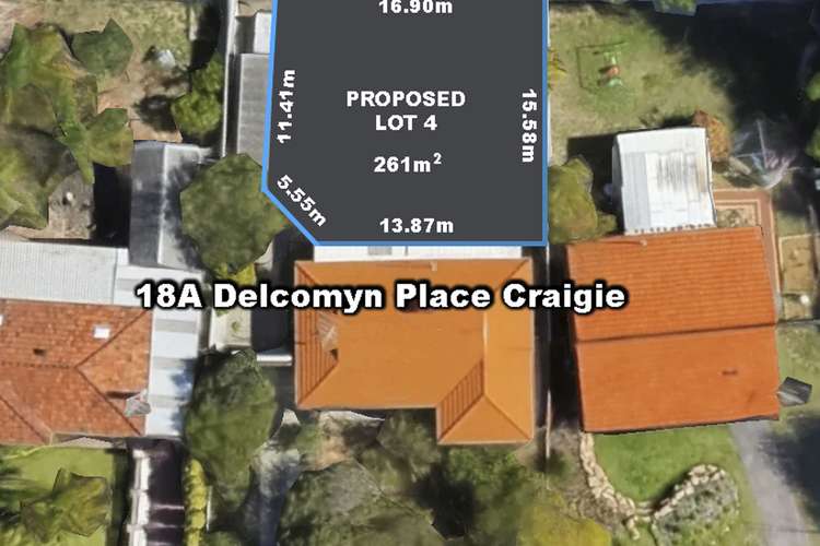 Second view of Homely residentialLand listing, 18A Delcomyn Place, Craigie WA 6025