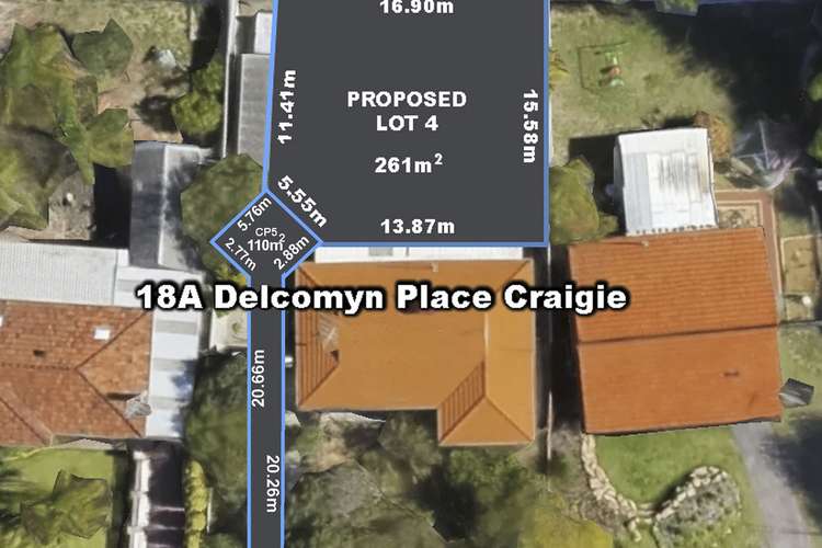 Third view of Homely residentialLand listing, 18A Delcomyn Place, Craigie WA 6025