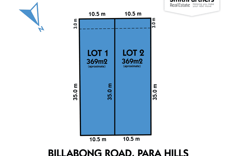 LOT 1 & 2, 37 Billabong Road, Para Hills SA 5096