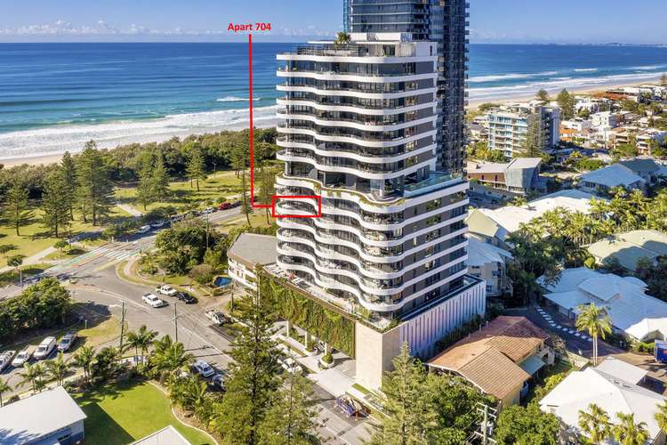 Second view of Homely apartment listing, 704/4-6 Alexandra Avenue, Mermaid Beach QLD 4218